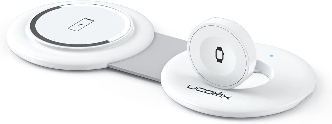 Refurbished UCOMX Nano Mini Magnetic 2 in 1 Wireless Charger - Reebelo US