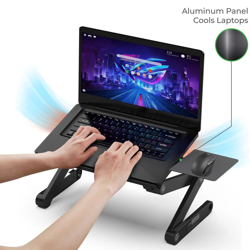 Refurbished Uncaged Ergonomics WorkEZ Best Laptop Stand & Lap Desk - Reebelo US