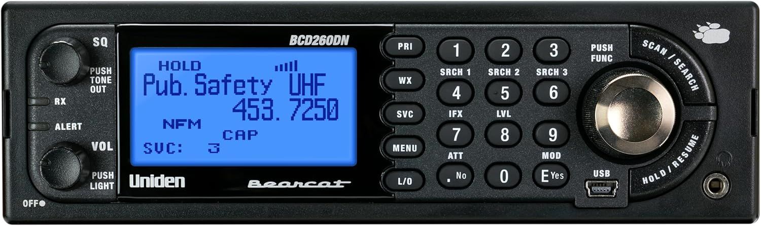 Uniden Bearcat BCD260DN Base/Mobile Digital Scanner - Black