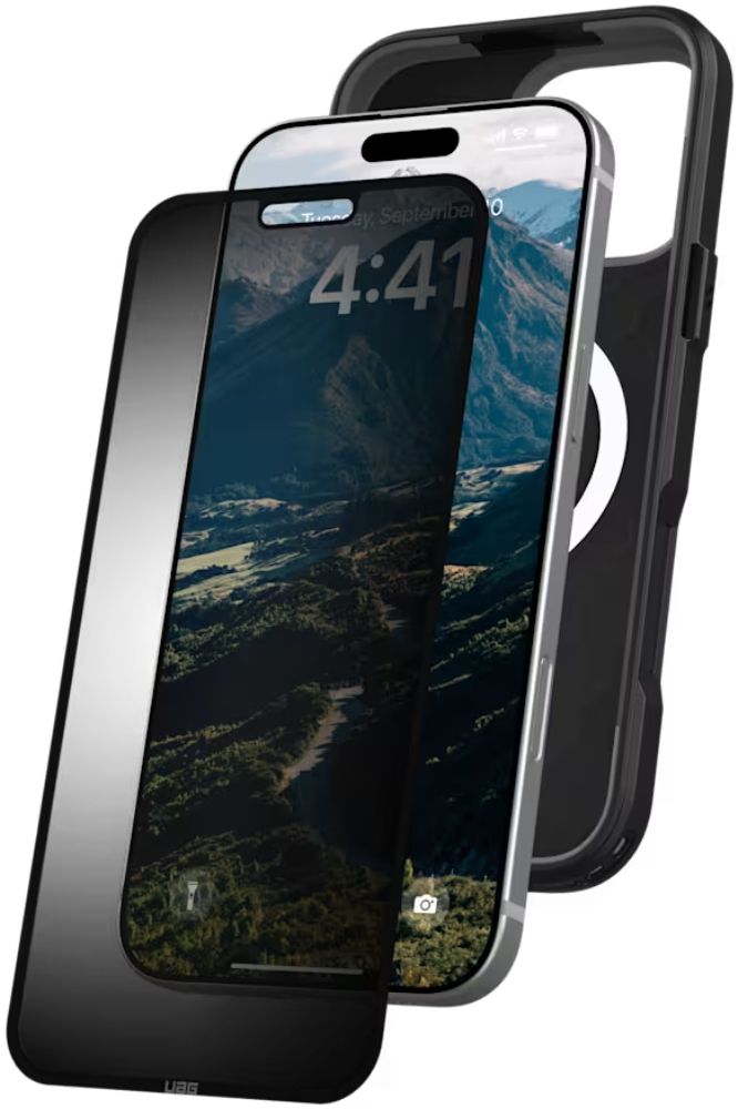 Urban Armor Gear Removable Privacy Screen Protector for Apple iPhone 16 Pro Max - Reebelo US