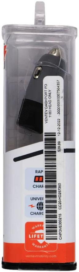 Ventev 20W DashPort R1240 USB C Car Charger - Reebelo US