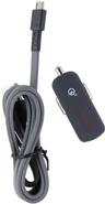 Ventev Dashport RQ1300 Mini QC 3.0 Car Adapter with 3.3 Ft. Micro-USB Cable - Gray
