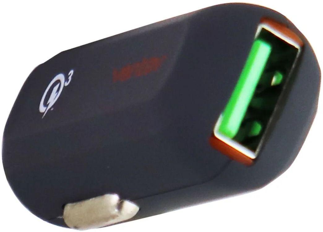 Ventev Dashport RQ1300 Mini QC 3.0 Car Adapter with 3.3 Ft. Micro-USB Cable - Reebelo US