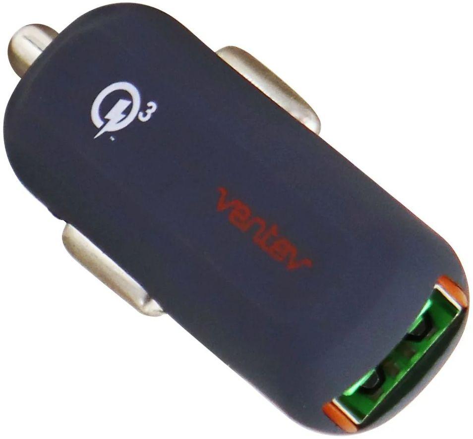 Ventev Dashport RQ1300 Mini QC 3.0 Car Adapter with 3.3 Ft. Micro-USB Cable - Reebelo US
