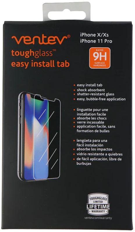 Ventev ToughGlass Screen Protection Kit for iPhone XS/X and 11 Pro - Reebelo US
