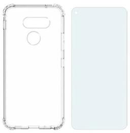 Refurbished Verizon Clear Phone Case and Blue Light Screen Protector for LG Q70 - Reebelo US
