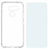 Verizon Clear Phone Case and Blue Light Screen Protector for LG Q70 - Clear