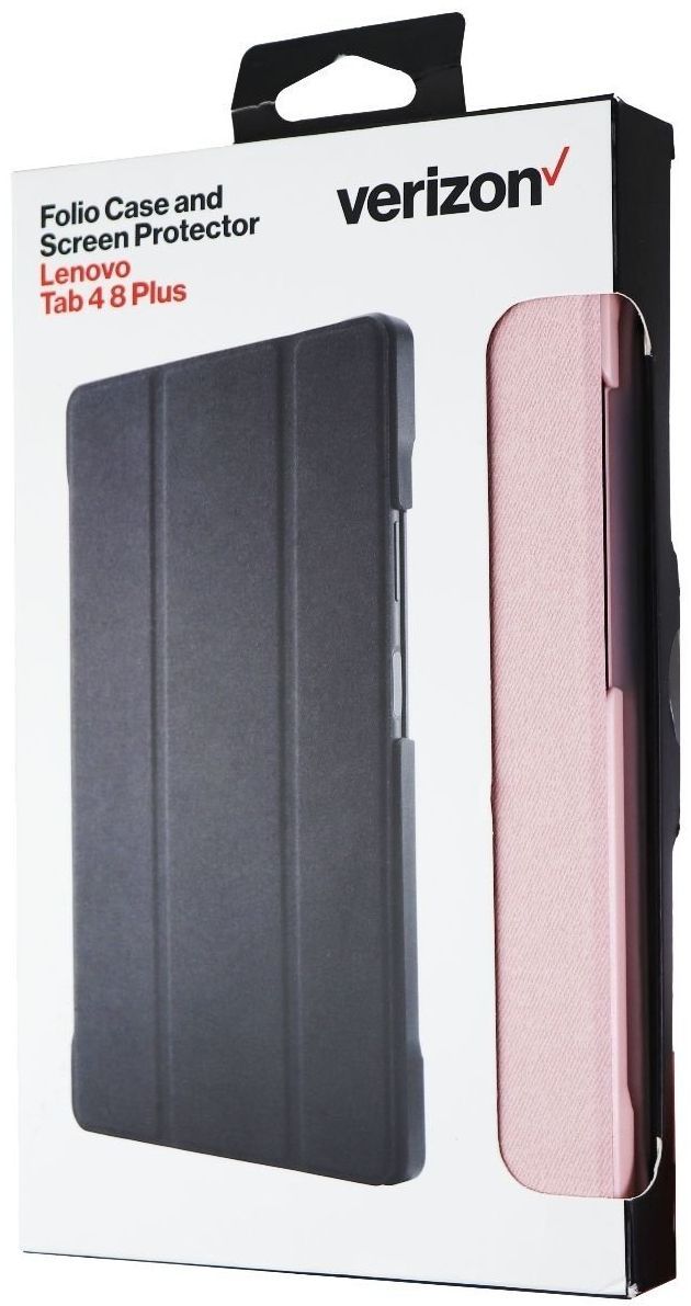 Verizon Folio Tablet Case and Screen Protector for Lenovo Tab 4 8 Plus - Reebelo US
