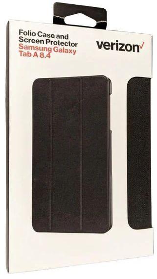 Refurbished Verizon Folio Tablet Case and Screen Protector for Samsung Galaxy Tab A (8.4") - Reebelo US