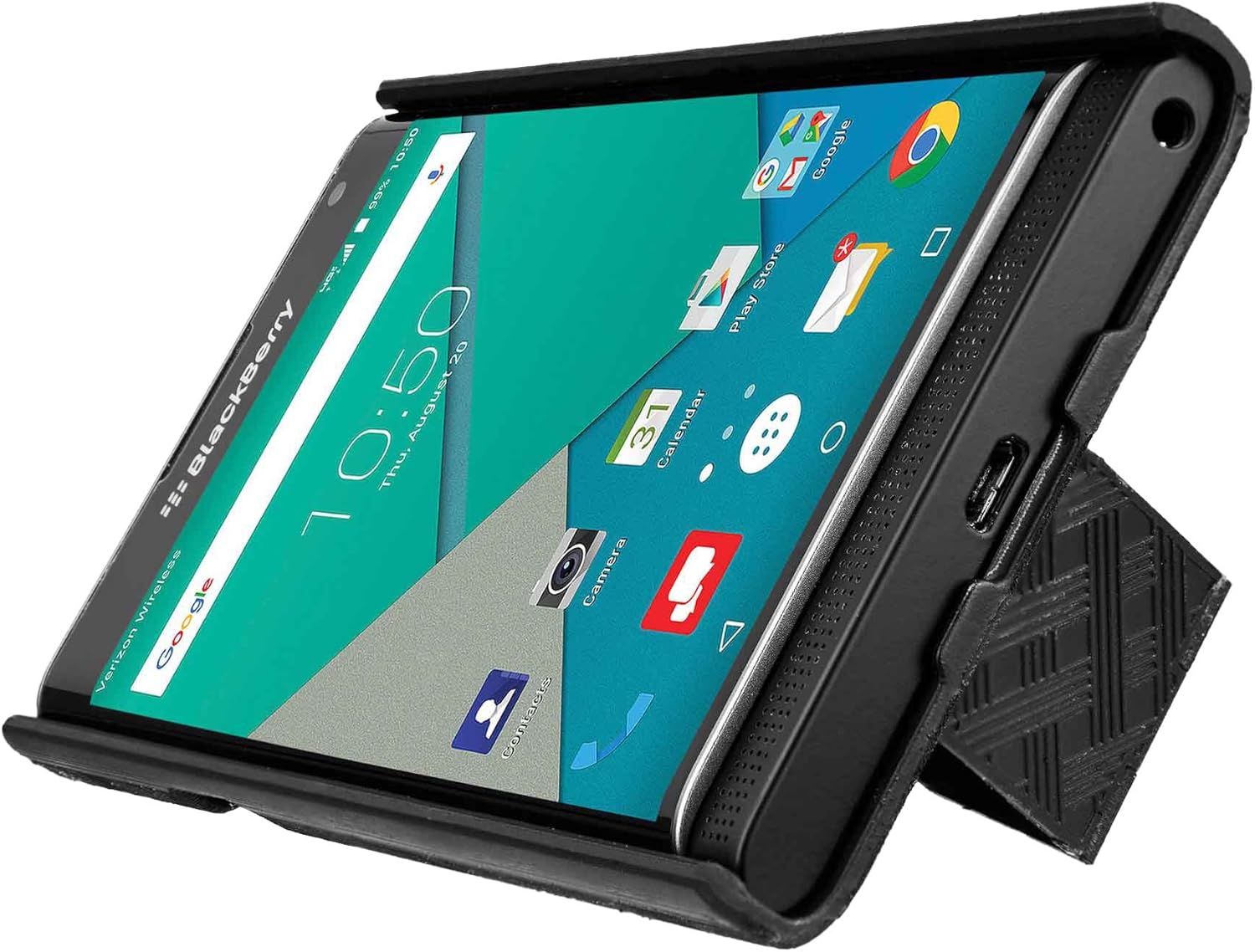 Verizon Shell and Holster Combo with Kickstand for Blackberry Priv  - Reebelo US