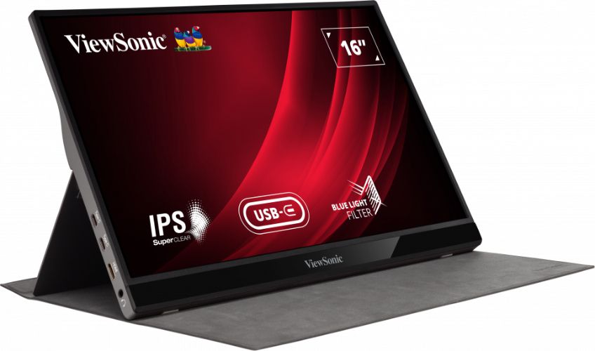 Refurbished ViewSonic VG1655 Portable Monitor 15.6"  - Reebelo US