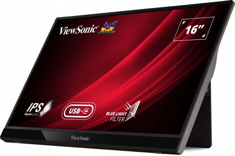 Refurbished ViewSonic VG1655 Portable Monitor 15.6"  - Reebelo US