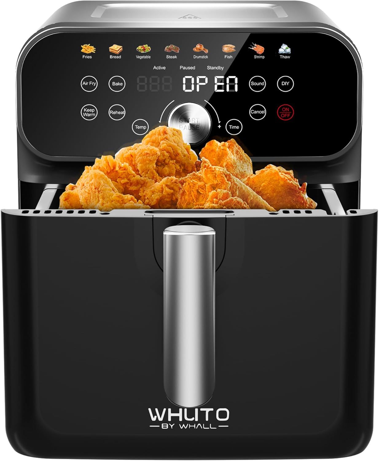Refurbished Whall 12-in-1 6.2QT Air Fryer with LED Digital Touchscreen - Reebelo US