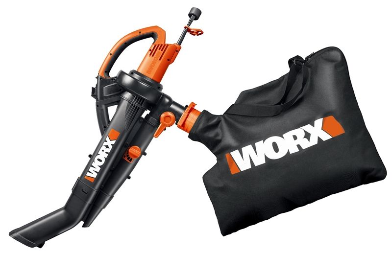 Refurbished Worx WG505 Trivac 12 Amp 3-in-1 Leaf Blower - Reebelo US