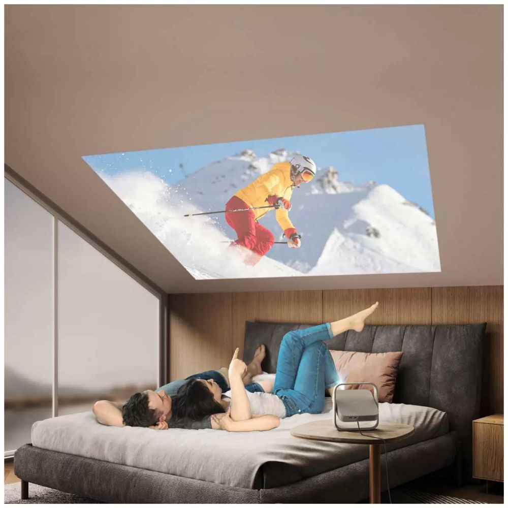 Refurbished XGIMI Elfin Flip Portable Projector with Stand WK03C - Reebelo US