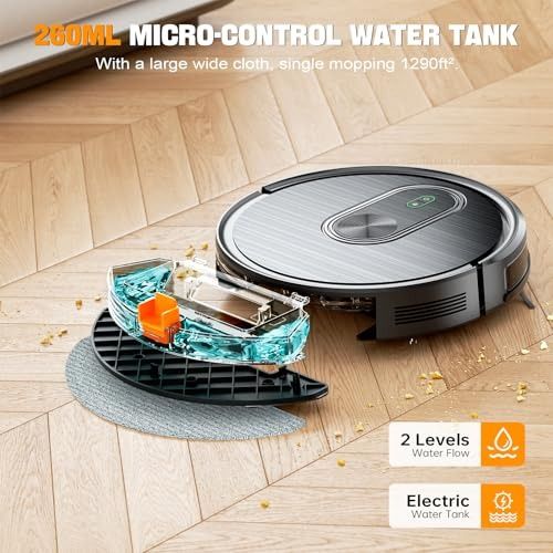 Refurbished Xiebro Robot Vacuum and Mop Combo 2-in-1 Mopping Robotic Vacuum with Schedule - Reebelo US