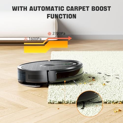 Refurbished Xiebro Robot Vacuum and Mop Combo 2-in-1 Mopping Robotic Vacuum with Schedule - Reebelo US