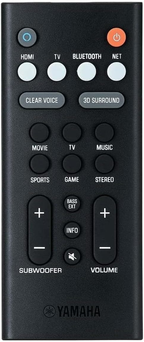 Refurbished Yamaha ATS-2090 2.1 Channel Soundbar Wireless Subwoofer with Remote - Reebelo US