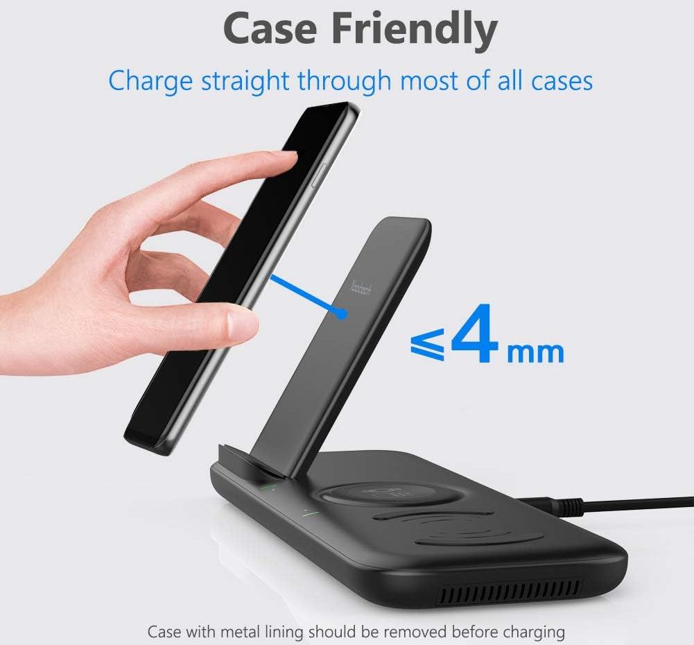 Refurbished Yootech 3 in 1 Fast Wireless Charger for Samsung Devices 22.5W Max MF200-C - Reebelo US
