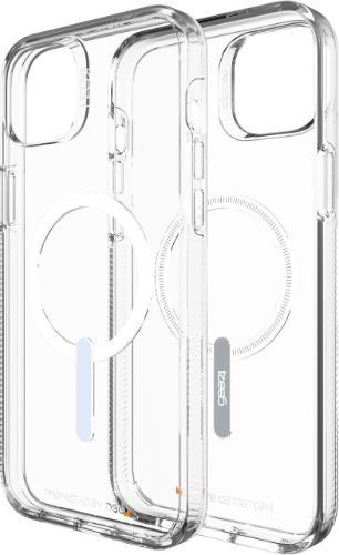 Zagg D3O Crystal Palace Clear Snap Phone Case with MagSafe for iPhone 14 Plus - Reebelo US
