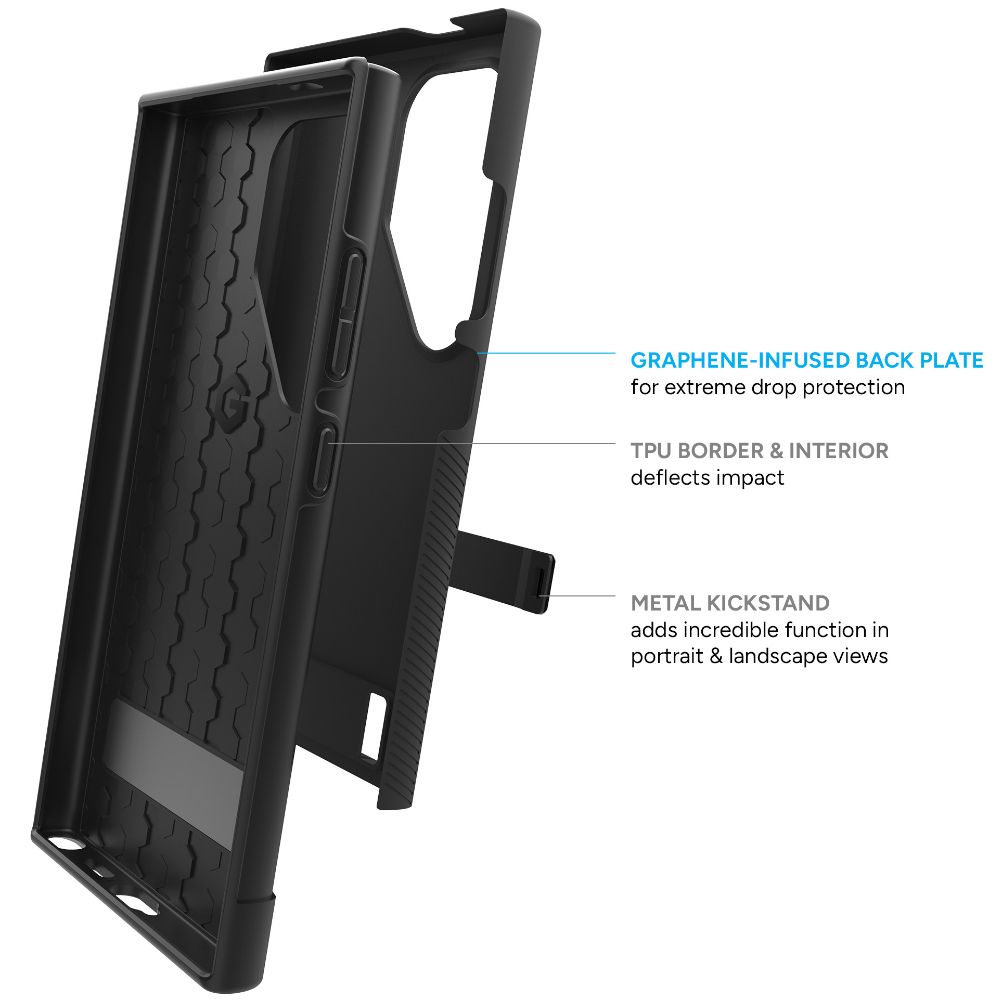 ZAGG Denali Phone Case with Stand for Samsung Galaxy S24 Ultra - Reebelo US