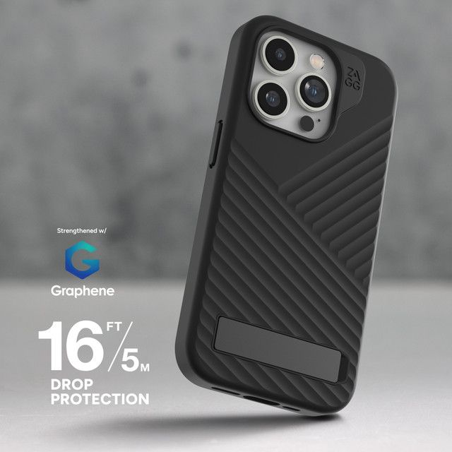 ZAGG Denali Snap with Kickstand Phone Case for iPhone 15 Pro Max - Reebelo US