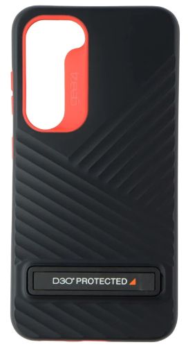 ZAGG Gear4 Battersea Kickstand Phone Case for Galaxy S23 - Black/Red