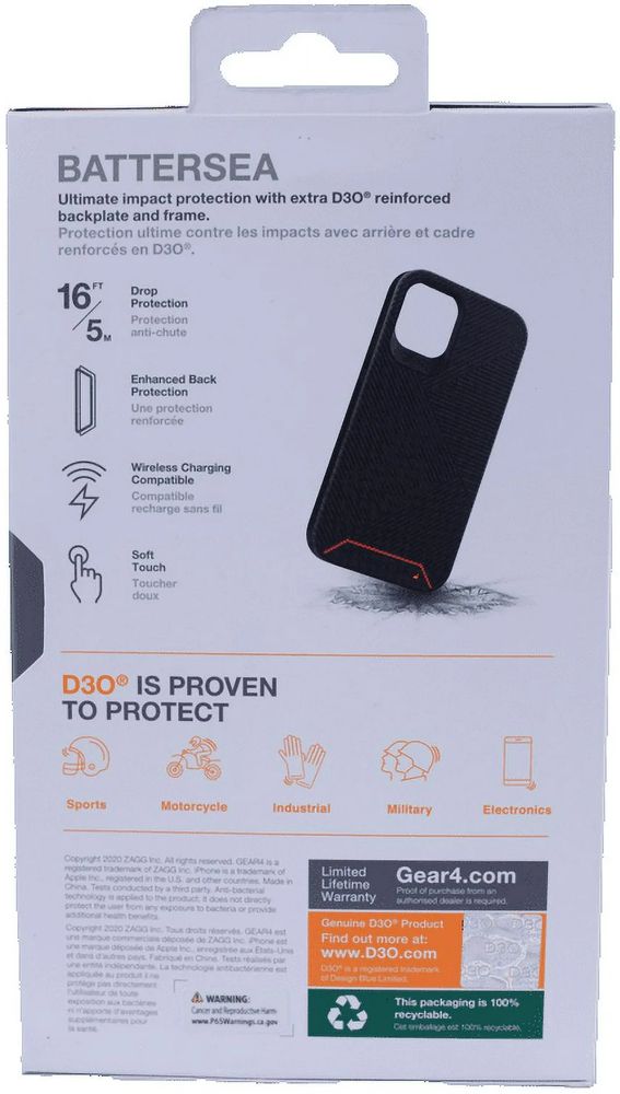 ZAGG Gear4 Battersea Series Phone Case for Apple iPhone 12 mini - Reebelo US