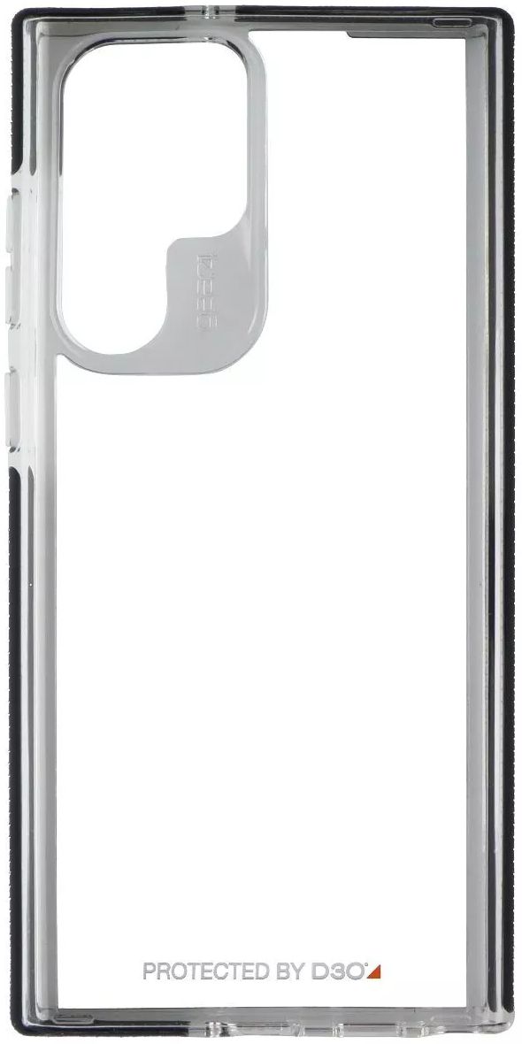 ZAGG Gear4 Piccadilly Series Hard Phone Case for Samsung Galaxy S22 Ultra - Clear/Black