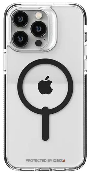 Zagg Gear4 Piccadilly Snap Phone Case with Magsafe for iPhone 14 Pro Max - Clear/Black