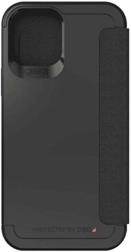 Zagg Gear4 Wembley Flip Series Folio Phone Case for iPhone 12 Pro Max - Black