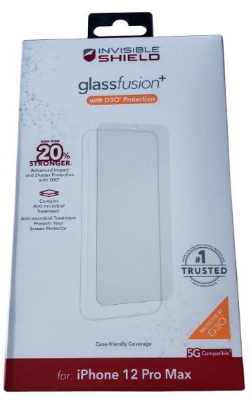 Zagg Invisible Shield Fusion+ D30 Screen Protector for iPhone 12 Pro Max
