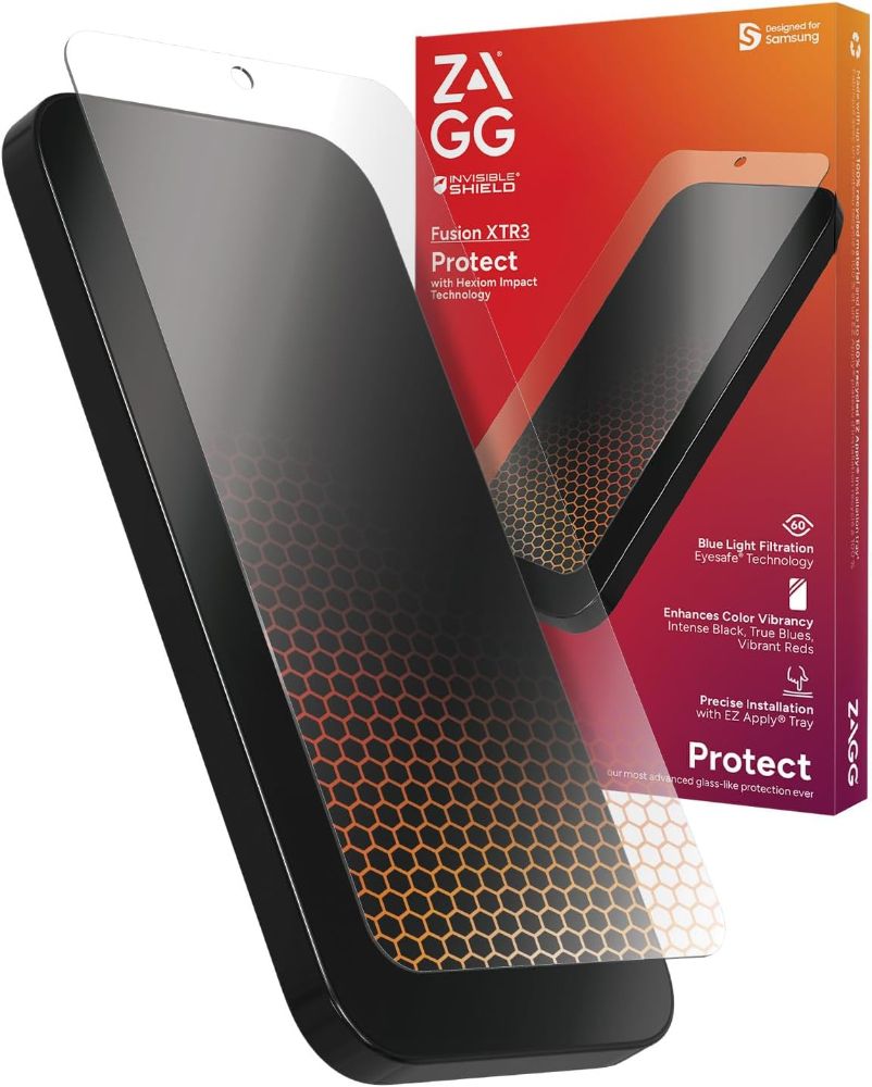 ZAGG Invisible Shield Fusion XTR3 Screen Protector for Samsung Galaxy S24+ - Clear