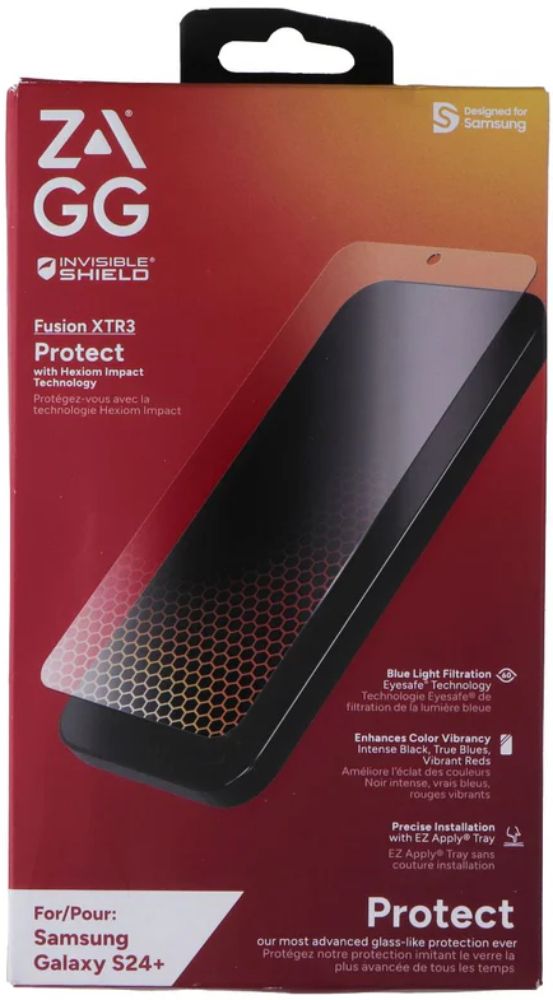 ZAGG Invisible Shield Fusion XTR3 Screen Protector for Samsung Galaxy S24+ - Reebelo US