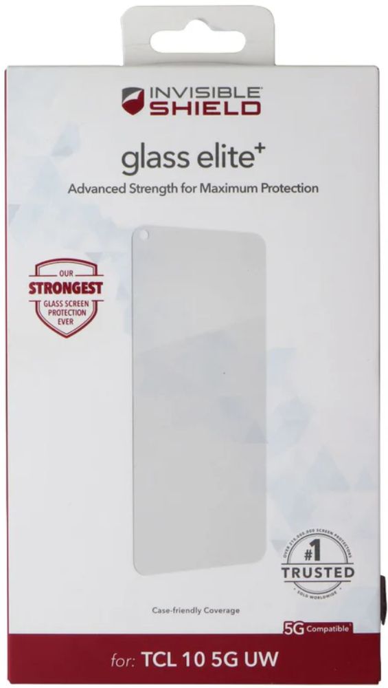 ZAGG InvisibleShield Glass Elite+ Screen Protector for TCL 10 5G UW - Reebelo US