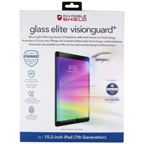 Zagg InvisibleShield Glass Elite VisionGuard+ Screen Protector for iPad 7 - Reebelo US