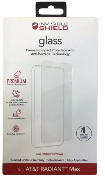 Zagg Invisible Shield Glass Screen Protector for AT&T Radiant Max