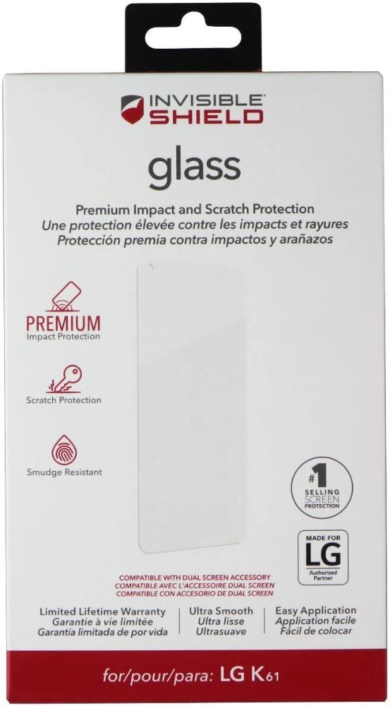 ZAGG Invisible Shield Glass Screen Protector for LG K61 - Reebelo US