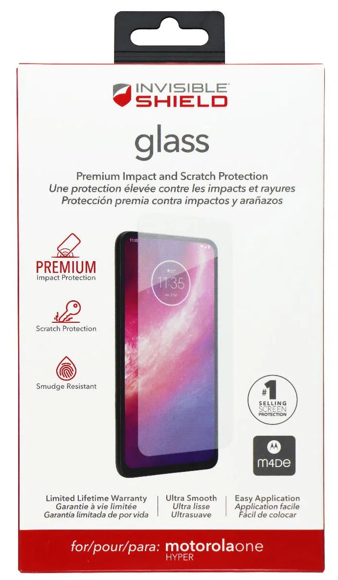 Zagg Invisible Shield Glass Screen Protector for Motorola One Hyper