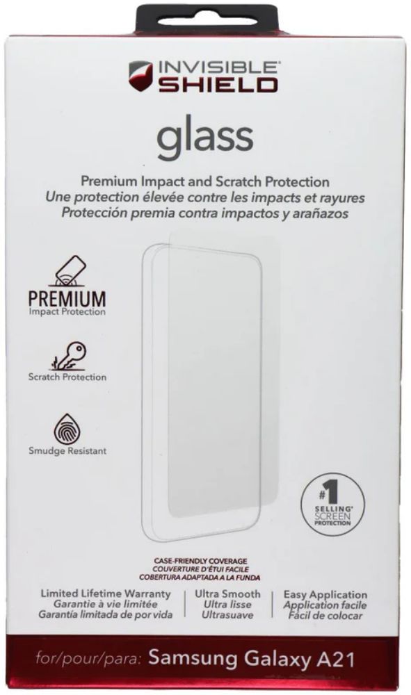 ZAGG InvisibleShield Glass Screen Protector for Samsung Galaxy A21 - Clear
