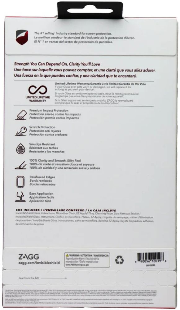 ZAGG InvisibleShield Glass Screen Protector for Samsung Galaxy A21 - Reebelo US