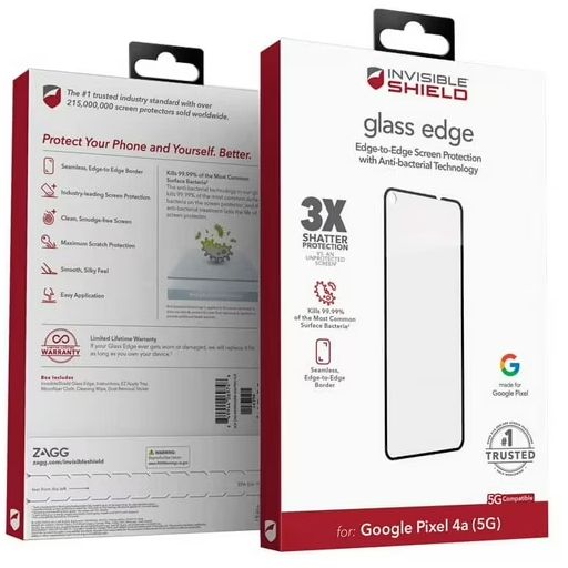 Zagg Invisible Shield (Glass) Tempered Glass for Google Pixel 4a (5G)