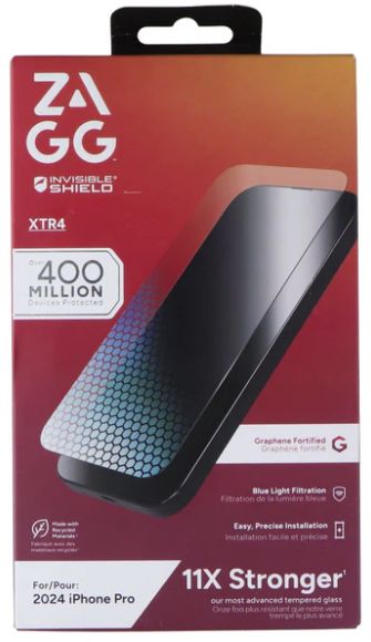 ZAGG Invisible Shield Glass XTR4 Screen Protector for iPhone 16 Pro