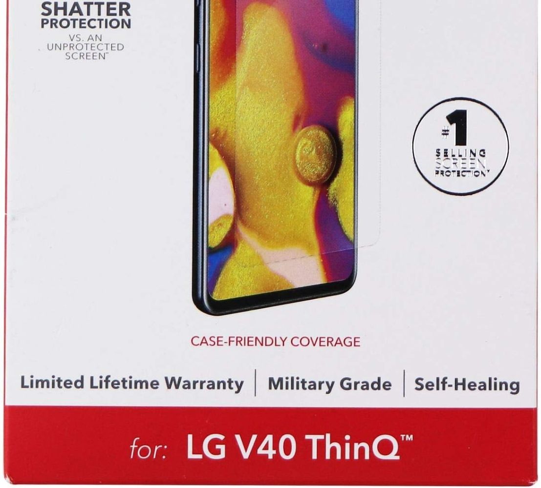 ZAGG Invisible Shield HD Ultra Clarity Screen Protector for LG V40 ThinQ - Reebelo US