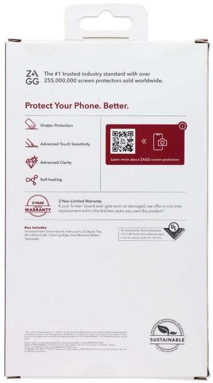 Zagg Screen Guard Screen Protector for Oppo Find X5 5G - Reebelo US