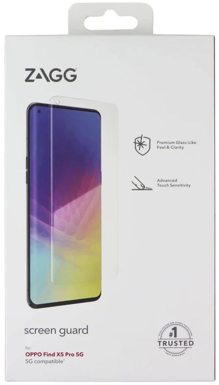 Zagg Screen Guard Screen Protector for Oppo Find X5 Pro 5G - Clear
