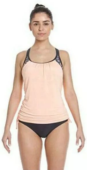ZeroXposur Women's Swimwear (Medium) - Apricot