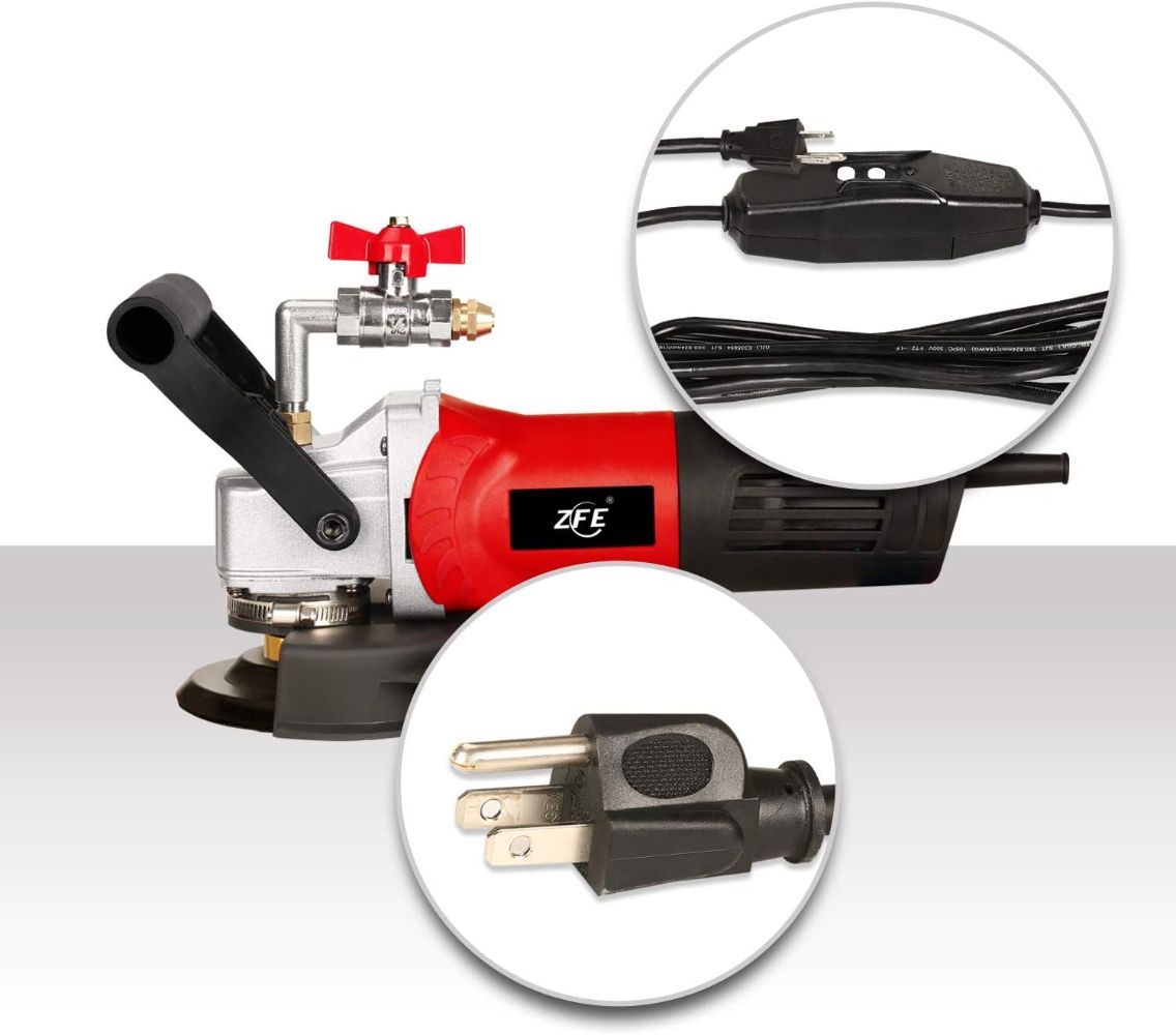 Refurbished ZFE 800W/110V Variable Speed 4'' Wet Polisher / Grinder & Granite Stones - Reebelo US