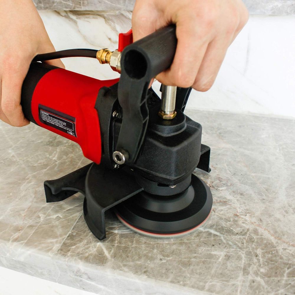 Refurbished ZFE 800W/110V Variable Speed 4'' Wet Polisher / Grinder & Granite Stones - Reebelo US