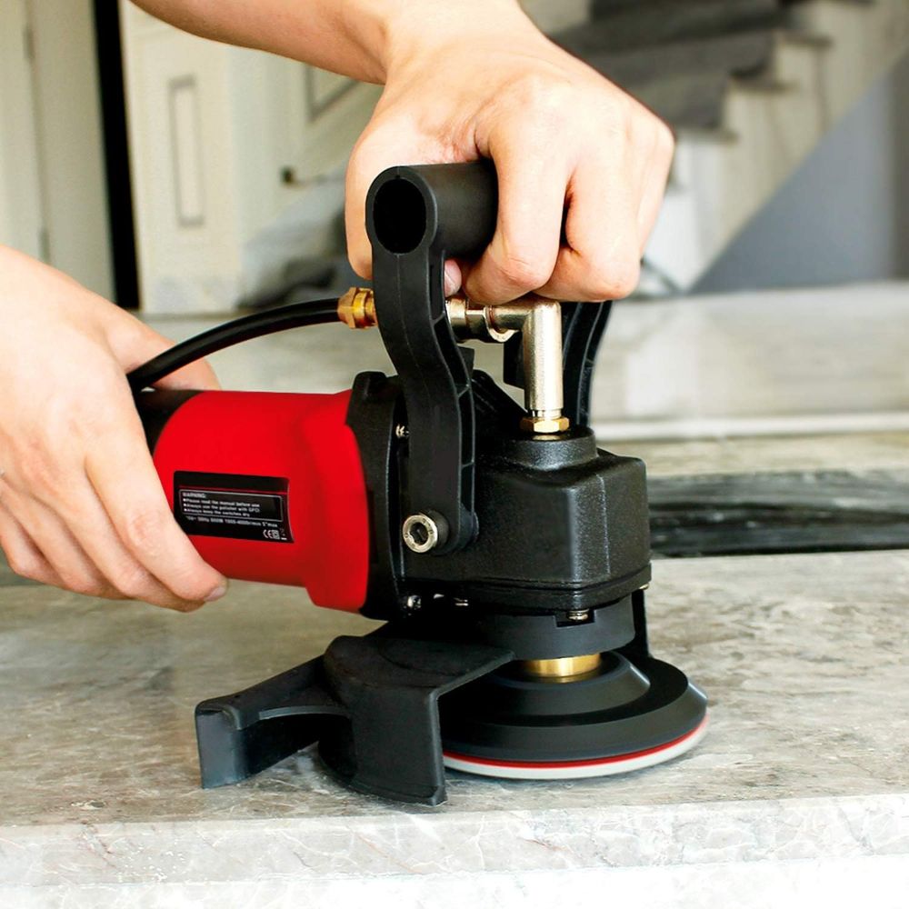 Refurbished ZFE 800W/110V Variable Speed 4'' Wet Polisher / Grinder & Granite Stones - Reebelo US